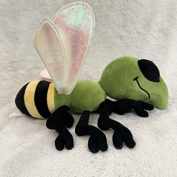 Alien Fresh Jerky Hornet Wasp Plush 14” Green Stuffed Animal Bug Toy Area 51 - Picture 3 of 6